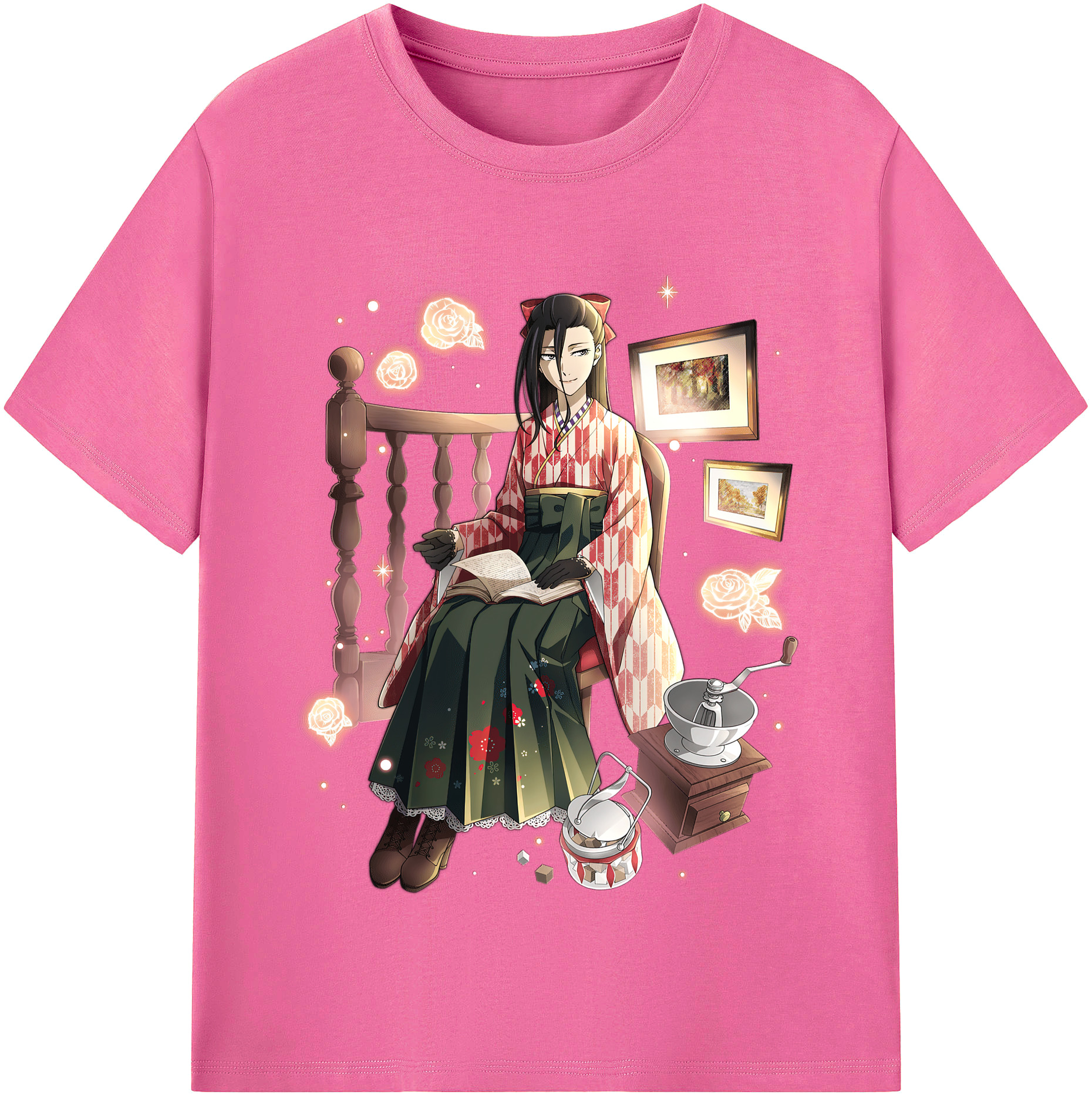 （画像用） 文豪ストレイドッグス Bungo Stray Dogs レディースカジュアルプリントTシャツ（綿100％）